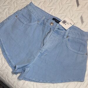 Forever 21 Sky Blue Jean Shorts